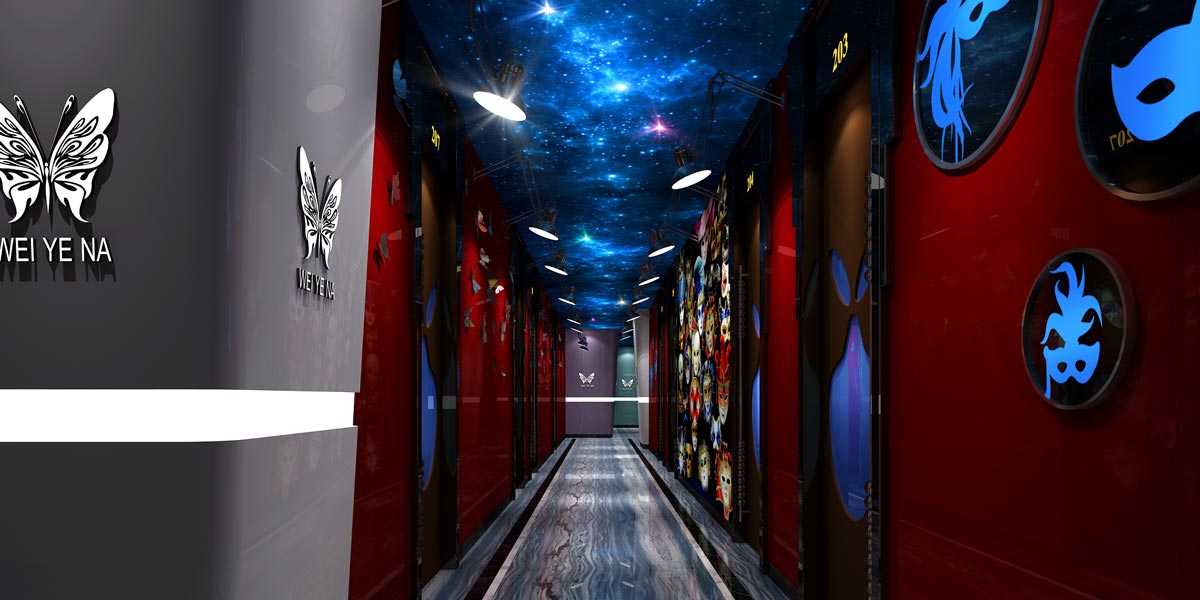 湖北黃石唯夜吶量販式KTV設計