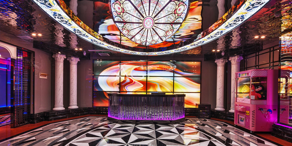 甘肅嘉峪關(guān)麥樂迪量販?zhǔn)終TV設(shè)計實景