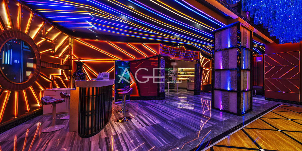 豪華ktv裝修設計的主要元素和后期維護